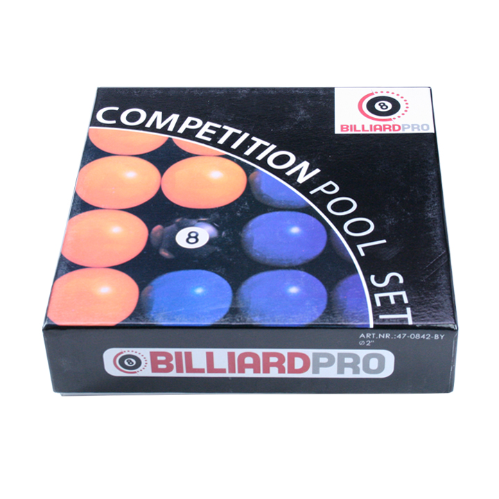 Blue & Yellow Standard 2” Ball Set With 1 7/8” Cue Ball